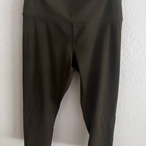 Lululemon Leggings Olive size 10